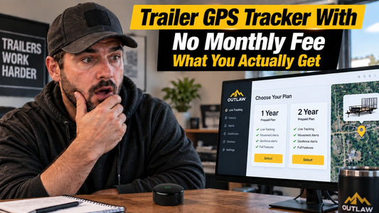 Trailer GPS Tracker With No Monthly Fee: What You Actually Get