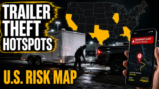 Trailer Theft Hotspots in US 2026 (State-by-State Risk Map)