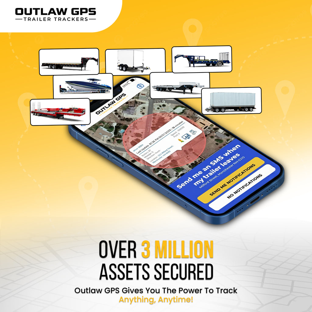Outlaw GPS trackers for trailers and job site equipment